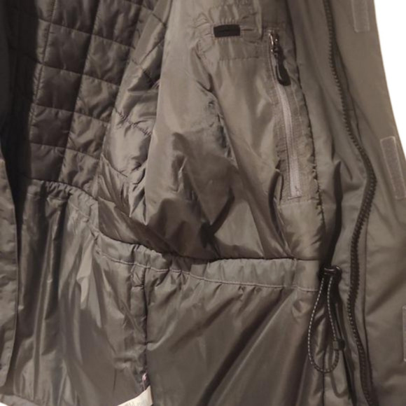 L.L Bean Rugged Ridge Parka Black & Gray Removable Hoodie Men's L Weatherproof - Picture 7 of 8